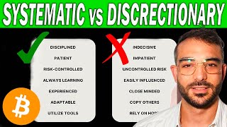 Systematic VS Discretionary Trading Approach Which one is Better Pro Trader VS Beginner Trader [upl. by Akahc645]