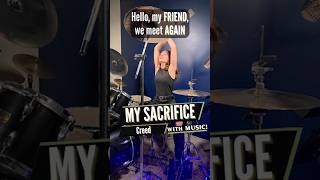 Creed  My Sacrifice Drummer Cam  Drum Cover Performed LIVE by Teen Drummer Lauren Young Shorts [upl. by Napier]