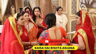 Kaisa Yeh Rishta Anjana On Location   Rahul Sharma Saachi Priya Charu [upl. by Asare719]