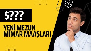 Yeni Mezun Mimar Maaşları  biraz para konuşalım [upl. by Ykcin]