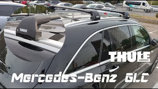 Montage des Dachtragers Thule Wingbar Edge Mercedes GLC [upl. by Atorod]