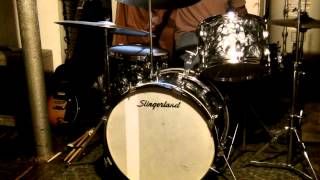 1964 Slingerland drums w radio king snare [upl. by Naicad]