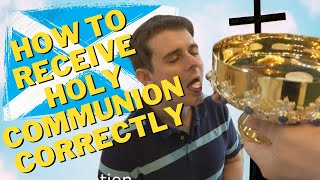 Holy Communion Etiquette  How do you recieve Communion properly [upl. by Nehtanhoj805]