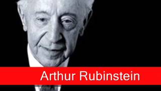 Arthur Rubinstein Chopin  Prelude Op 28 No 15 in D flat major Raindrop [upl. by Ahsoek]