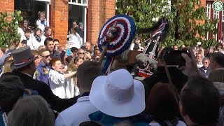 Padstow May Day 2018 the Blue Ribbon Obby Oss [upl. by Bettzel]