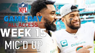 NFL Week 15 Micd Up quotyou smell like hot dog water boyquot  Game Day All Access [upl. by Robinet229]