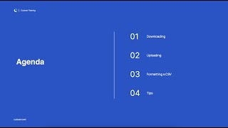 Cutover training series Uploading and downloading CSVs [upl. by Enileda]