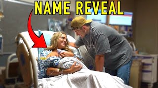 LaBrant Family Baby 5 Official Name Reveal [upl. by Eylhsa]