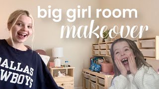 BIG GIRL ROOM MAKEOVER [upl. by Ellesirg932]