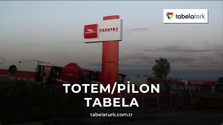 KARATAŞ TARIMCILIK ALÜMİNYUM IŞIKLI TOTEM TABELA Tabelatürktabelatürk tabelatürk [upl. by Nosredneh172]