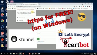 STUNNEL  CERTBOT Lets Encrypt SSL   Install amp Config on WINDOWS  BKKFM  PlayIt Live [upl. by Nealson578]