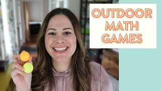 Outdoor Math Games for K2  fun outdoor math activities for kids [upl. by Jaco]