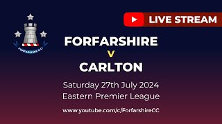 LIVE Forfarshire v Carlton  Eastern Premier League  Saturday 27th July [upl. by Oeramed161]