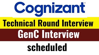 Cognizant GenC Programmer Trainee Interview Scheduled [upl. by Htiek]