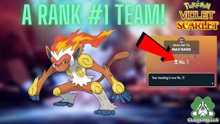 A RANK 1 INFERNAPE TEAM  Pokemon Scarlet amp Violet VGC  Regulation E Ranked Battles [upl. by Glinys819]