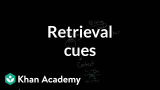 Retrieval cues  Processing the Environment  MCAT  Khan Academy [upl. by Adiaz286]