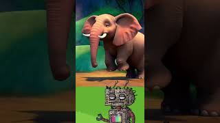 Did You Know Elephants Cannot KIDS  Robo and Bleep AlizeraKids Animation Funny shorts [upl. by Seabury]