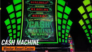 High Limit 10Spin Cash Machine at WinStar World Casino slots [upl. by Aisnetroh11]