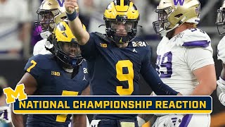 Michigan Downs Washington Claims National Championship  Postgame Reaction amp Interviews [upl. by Sparke]