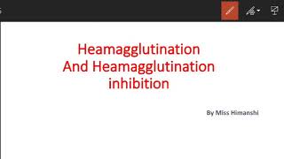 Hemagglutanation and Hemagglutanation inhibition [upl. by Carlotta]