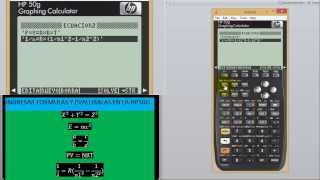 HP50G GURDAR FORMULAS Y EVALUARLAS FACIL [upl. by Nawtna794]