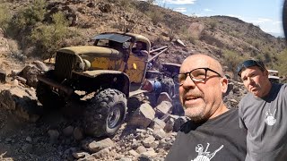 Off Road Recovery Abandoned Vehicle Turned Over and Burned Up King Cobra Lake Havasu a Job for Mater [upl. by Elleron]