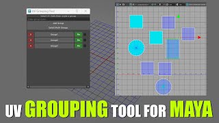 UV Grouping Tool for Maya [upl. by Nelhsa832]