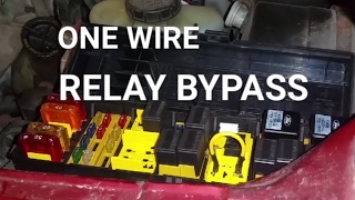 HOW TO Bypass A Relay Using One Wire [upl. by Suivatra845]