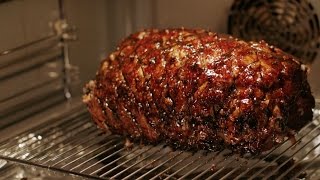 Slowcooked black treacle ham recipe  Simply Nigella Christmas Special  BBC Two [upl. by Burget174]