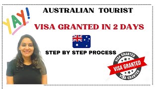 How to Apply Online Australia Tourist Visa Subclass 600 Step by Step Process [upl. by Uehttam]