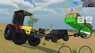 G wagon Black car 🚙 trolley 🚎 Me 5911 tractor new 🆕 modified home 🏡 leke aaye indian vehicle game [upl. by Elrahc]