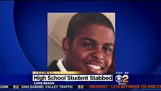 Cabrillo High School Student 15 Stabbed To Death In Long Beach [upl. by Amikat]