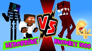 Season 3PART 5 DARK ANGEL ROTFquotHEROBRINE VS ANOMALY1000quot  Minecraft Animation [upl. by Benni]