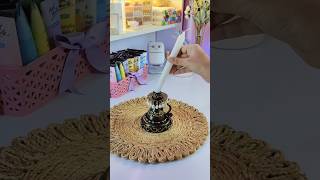 DIY Antique Candle holder🕯️🖤⚜️  BEST OUT OF WASTE shorts diy viral handmade trending [upl. by Perlman]