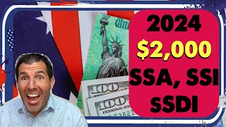 2024 is the Year 2000 4th Stimulus Check  Social Security SSDI SSI Low Income [upl. by Esihcoc]