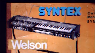 WELSON SYNTEX  VERMONA ER9 [upl. by Suoivatram409]