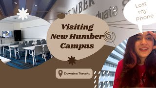 Downtown Toronto Humber College Tour  Exploring Humber IGS Campus  International Student In Canada [upl. by Layor]