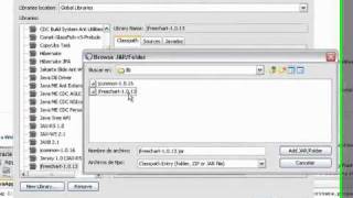 JFreeChart 1 Instalación de librerías JFreeChart y JCommon [upl. by Beka]