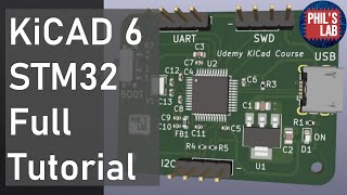 KiCad PCB Design STM32 Development Board [upl. by Eilitan]