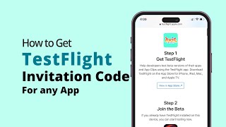 TestFlight Invitation Code  How to Get TestFlight Invitation Code [upl. by Shane]