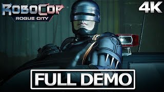 Robocop Rogue City Full Walkthrough Game Demo 4K 60FPS [upl. by Anahsek]