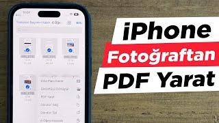 iPhoneda Fotoğraflardan PDF Oluşturmak  iOSta PDF Oluşturmak [upl. by Jempty]