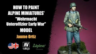 🇺🇸🇬🇧How to paint with Ref 70246 Wehrmacht Unteroffizier Early War SET [upl. by Tita561]