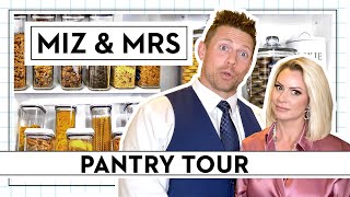 WWE Superstars Mike “The Miz” and Maryse Mizanin Show Us Their Perfectly Organized Pantry  GH [upl. by Aihsilef490]