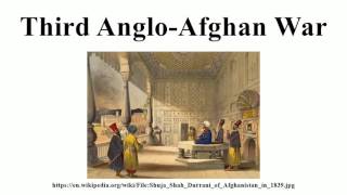 Third AngloAfghan War [upl. by Wallford]