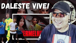 REACT MC Menor JP  Menina de Vermelho Videoclipe [upl. by Attelrahs897]