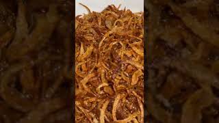 Crispy fried onion Birista full video up on my channel shorts [upl. by Ydnik]