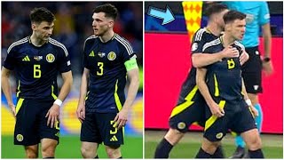 Fans mock Andy Robertson and Tierney after they celebrated defeat vs Germany in euro 2024 [upl. by Devehcoy]