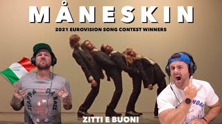 Måneskin “ZITTI E BUONI” Eurovision winners  Aussie Metal Heads Reaction [upl. by Philine]