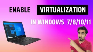 How To Enable Virtualization in Windows 101178  How to Turn On Virtualization in BIOS [upl. by Rolyat]